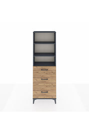 Arges Dolap 3 Raflı 3 Çekmeceli 60x30x182 - S23M048V6A