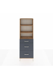 Arges Dolap 3 Raflı 3 Çekmeceli 60x30x182 - S23M048V8A