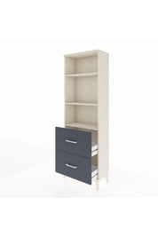 Arges Dolap 3 Raflı 2 Çekmeceli 60x30x182 - S23M049V2A