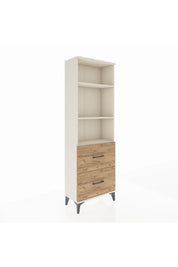 Arges Dolap 3 Raflı 2 Çekmeceli 60x30x182 - S23M049V3A