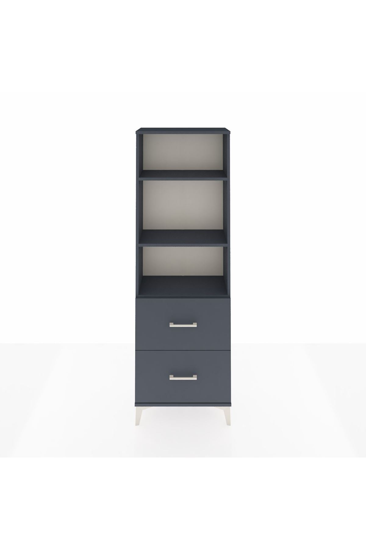 Arges Dolap 3 Raflı 2 Çekmeceli 60x30x182 - S23M049V5A