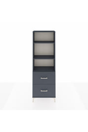 Arges Dolap 3 Raflı 2 Çekmeceli 60x30x182 - S23M049V5A
