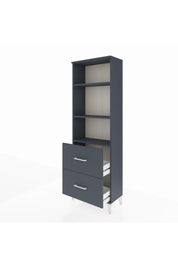 Arges Dolap 3 Raflı 2 Çekmeceli 60x30x182 - S23M049V5A
