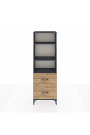 Arges Dolap 3 Raflı 2 Çekmeceli 60x30x182 - S23M049V6A