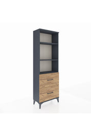 Arges Dolap 3 Raflı 2 Çekmeceli 60x30x182 - S23M049V6A