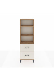 Arges Dolap 3 Raflı 2 Çekmeceli 60x30x182 - S23M049V7A
