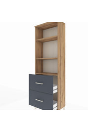Arges Dolap 3 Raflı 2 Çekmeceli 60x30x182 - S23M049V8A