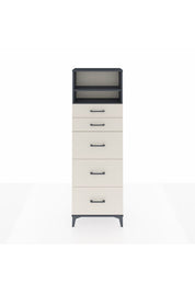 Arges Dolap 2 Raflı 5 Çekmeceli 60x30x182 - S23M050V4A