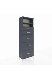 Arges Dolap 2 Raflı 5 Çekmeceli 60x30x182 - S23M050V5A