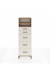 Arges Dolap 2 Raflı 5 Çekmeceli 60x30x182 - S23M050V7A