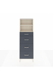 Arges Dolap 2 Raflı 4 Çekmeceli 60x30x182 - S23M051V2A