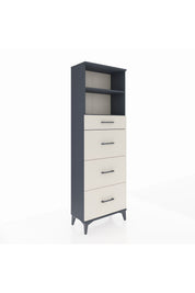 Arges Dolap 2 Raflı 4 Çekmeceli 60x30x182 - S23M051V4A