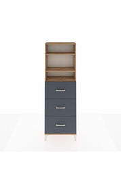 Arges Dolap 3 Raflı 3 Çekmeceli 60x30x182 - S23M052V8A