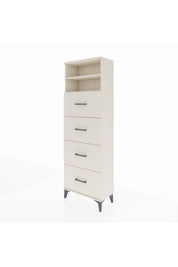 Arges Dolap 2 Raflı 4 Çekmeceli 60x30x182 - S23M053V1A