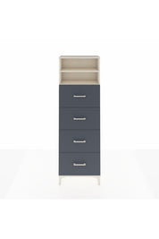 Arges Dolap 2 Raflı 4 Çekmeceli 60x30x182 - S23M053V2A