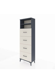 Arges Dolap 2 Raflı 4 Çekmeceli 60x30x182 - S23M053V4A