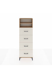 Arges Dolap 2 Raflı 4 Çekmeceli 60x30x182 - S23M053V7A