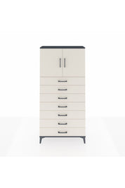 Arges Dolap 2 Raflı 7 Çekmeceli 2 Kapaklı 88x30x182 - S24M002V4A