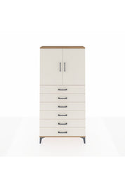 Arges Dolap 2 Raflı 6 Çekmeceli 2 Kapaklı 88x30x182 - S24M003V7A
