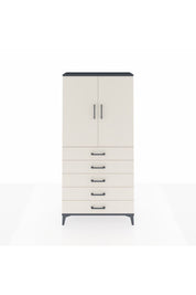 Arges Dolap 3 Raflı 5 Çekmeceli 2 Kapaklı 88x30x182 - S24M004V4A