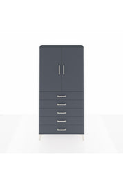 Arges Dolap 3 Raflı 5 Çekmeceli 2 Kapaklı 88x30x182 - S24M004V5A