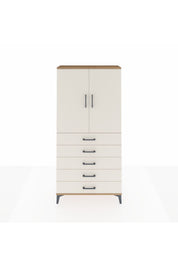 Arges Dolap 3 Raflı 5 Çekmeceli 2 Kapaklı 88x30x182 - S24M004V7A