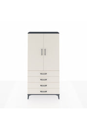 Arges Dolap 3 Raflı 4 Çekmeceli 2 Kapaklı 88x30x182 - S24M005V4A