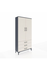 Arges Dolap 3 Raflı 3 Çekmeceli 2 Kapaklı 88x30x182 - S24M006V4A