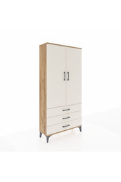 Arges Dolap 3 Raflı 3 Çekmeceli 2 Kapaklı 88x30x182 - S24M006V7A