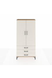 Arges Dolap 3 Raflı 3 Çekmeceli 2 Kapaklı 88x30x182 - S24M006V7A
