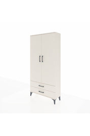 Arges Dolap 4 Raflı 2 Çekmeceli 2 Kapaklı 88x30x182 - S24M007V1A