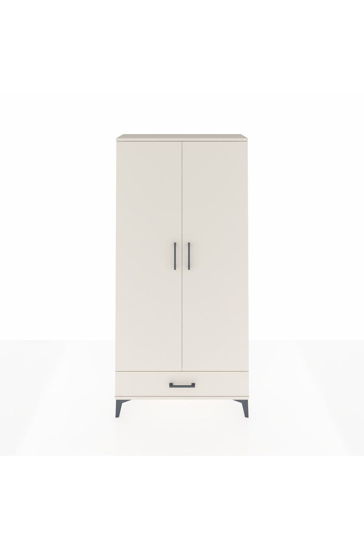 Arges Dolap 5 Raflı Tek Çekmeceli 2 Kapaklı 88x30x182 - S24M008V1A