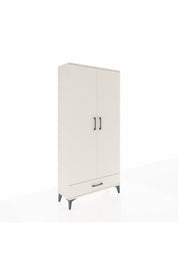 Arges Dolap 5 Raflı Tek Çekmeceli 2 Kapaklı 88x30x182 - S24M008V1A