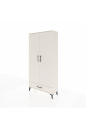 Arges Dolap 5 Raflı Tek Çekmeceli 2 Kapaklı 88x30x182 - S24M008V1A
