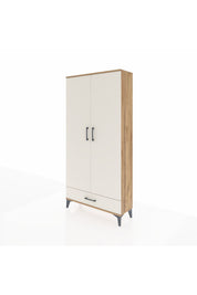 Arges Dolap 5 Raflı Tek Çekmeceli 2 Kapaklı 88x30x182 - S24M008V7A
