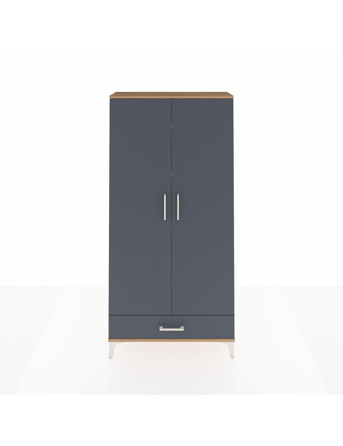 Arges Dolap 5 Raflı Tek Çekmeceli 2 Kapaklı 88x30x182 - S24M008V8A
