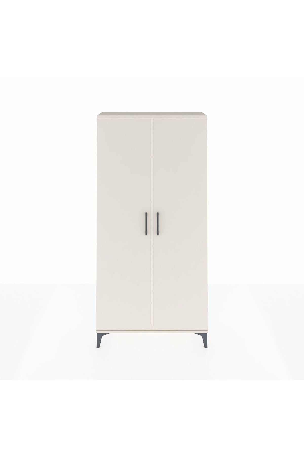Arges Dolap 4 Raflı 2 Kapaklı 88x30x182 - S24M009V1A