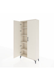 Arges Dolap 4 Raflı 2 Kapaklı 88x30x182 - S24M009V1A