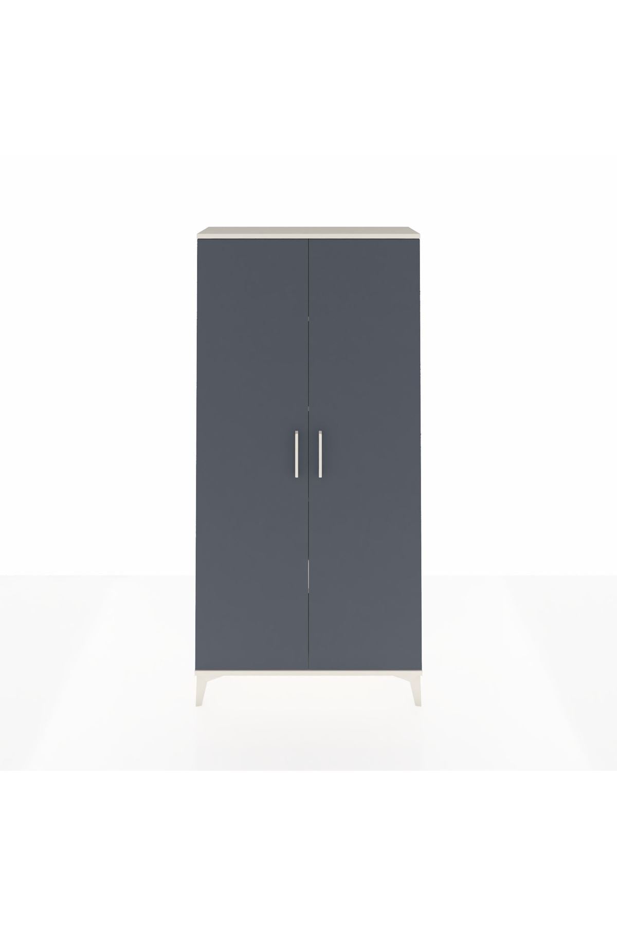 Arges Dolap 4 Raflı 2 Kapaklı 88x30x182 - S24M009V2A