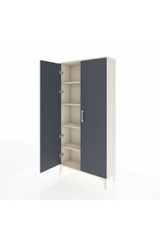 Arges Dolap 4 Raflı 2 Kapaklı 88x30x182 - S24M009V2A
