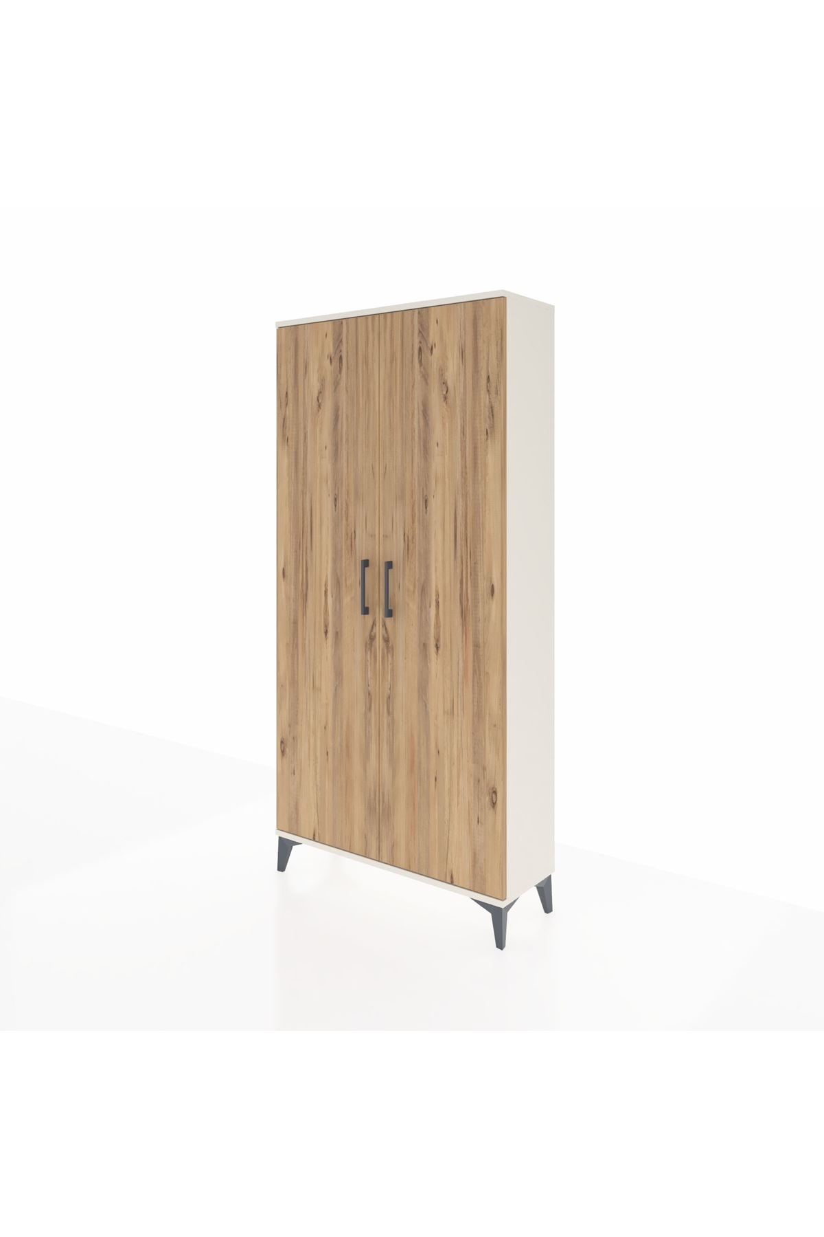 Arges Dolap 4 Raflı 2 Kapaklı 88x30x182 - S24M009V3A