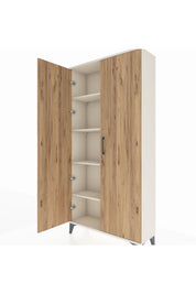 Arges Dolap 4 Raflı 2 Kapaklı 88x30x182 - S24M009V3A