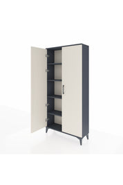 Arges Dolap 4 Raflı 2 Kapaklı 88x30x182 - S24M009V4A
