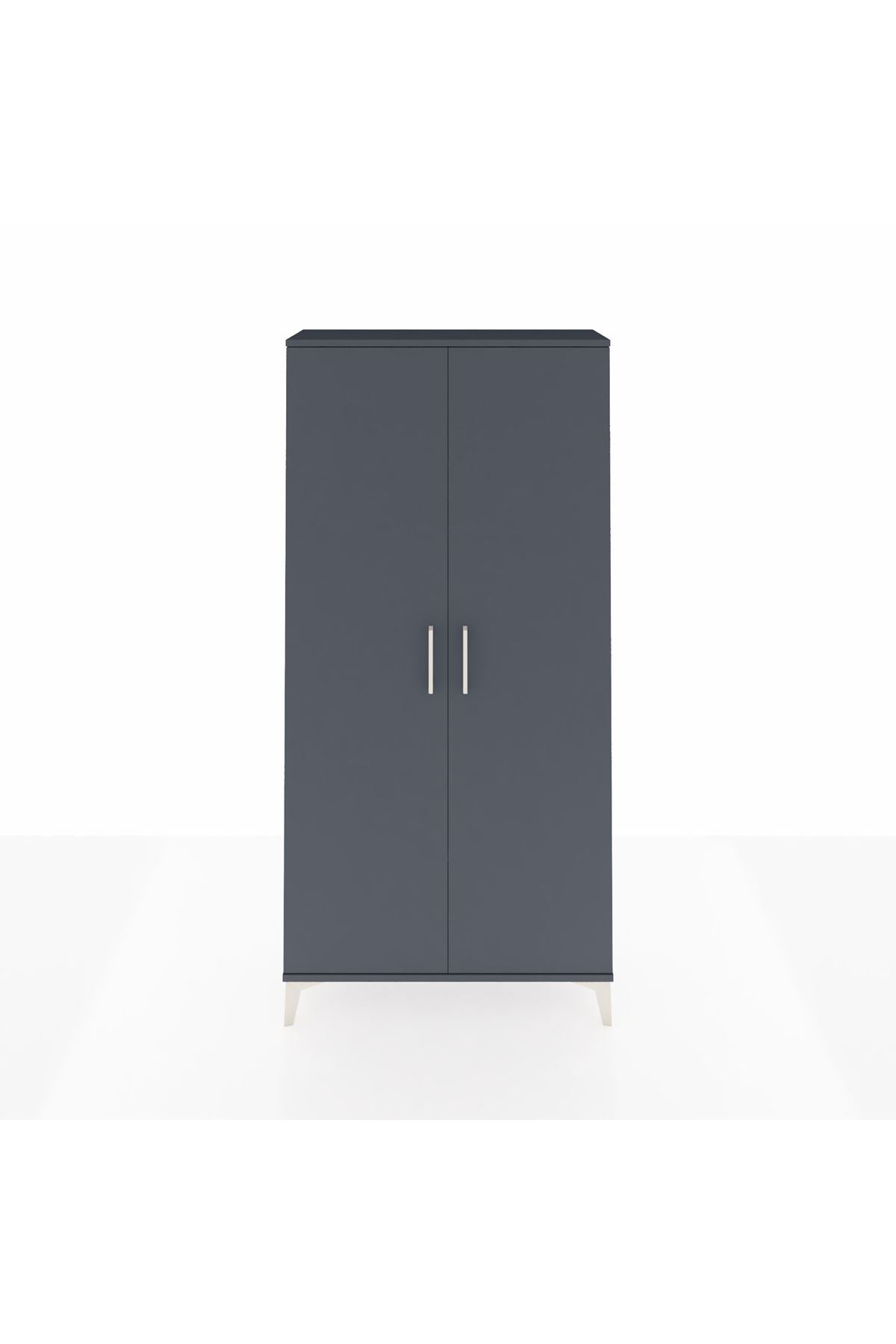 Arges Dolap 4 Raflı 2 Kapaklı 88x30x182 - S24M009V5A