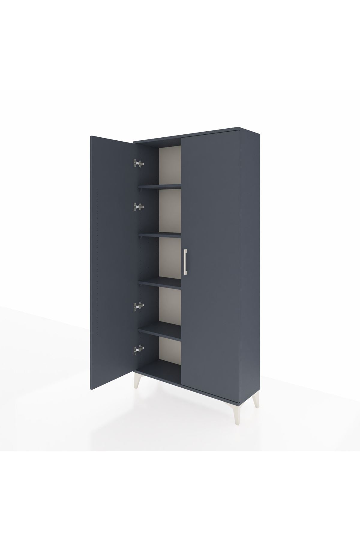 Arges Dolap 4 Raflı 2 Kapaklı 88x30x182 - S24M009V5A