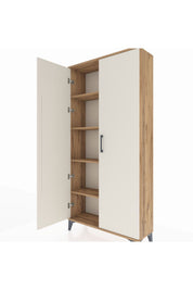 Arges Dolap 4 Raflı 2 Kapaklı 88x30x182 - S24M009V7A