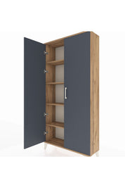 Arges Dolap 4 Raflı 2 Kapaklı 88x30x182 - S24M009V8A