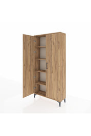 Arges Dolap 4 Raflı 2 Kapaklı 88x30x182 - S24M009V9A
