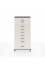 Arges Dolap Tek Raflı 7 Çekmeceli 2 Kapaklı 88x30x182 - S24M010V4A