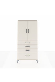 Arges Dolap 3 Raflı 4 Çekmeceli 2 Kapaklı 88x30x182 - S24M013V1A